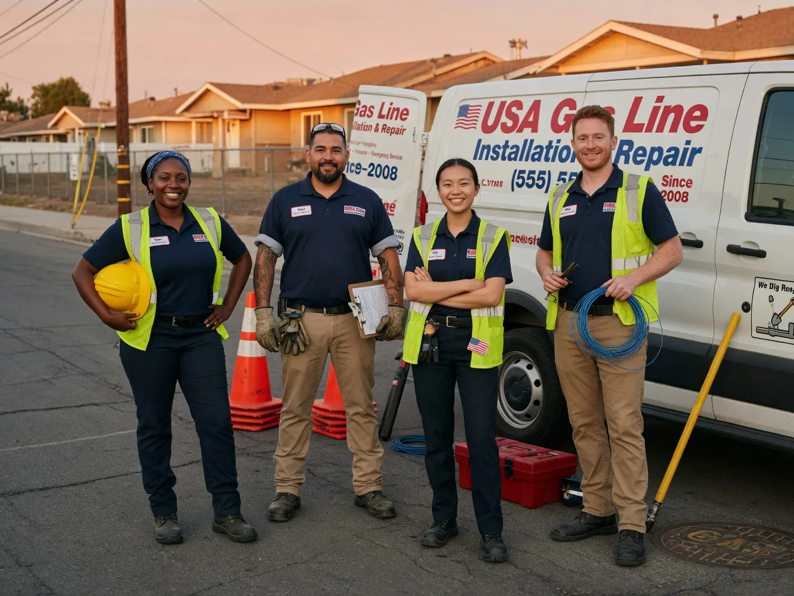 Gas Line Installation company in New Vienna, OH